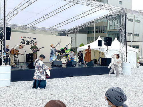高知の城下の音楽祭
